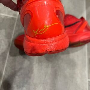 Nike Kobe 6 Protro Reverse Grinch size 9.5 Men’s Red Green Black. No Box